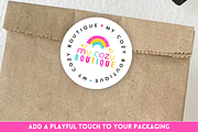 Colorful Boutique Logo - 3 Versions, a Branding & Logo Template by SunshineStudioBoutique (Thumbnail 7 of 10)