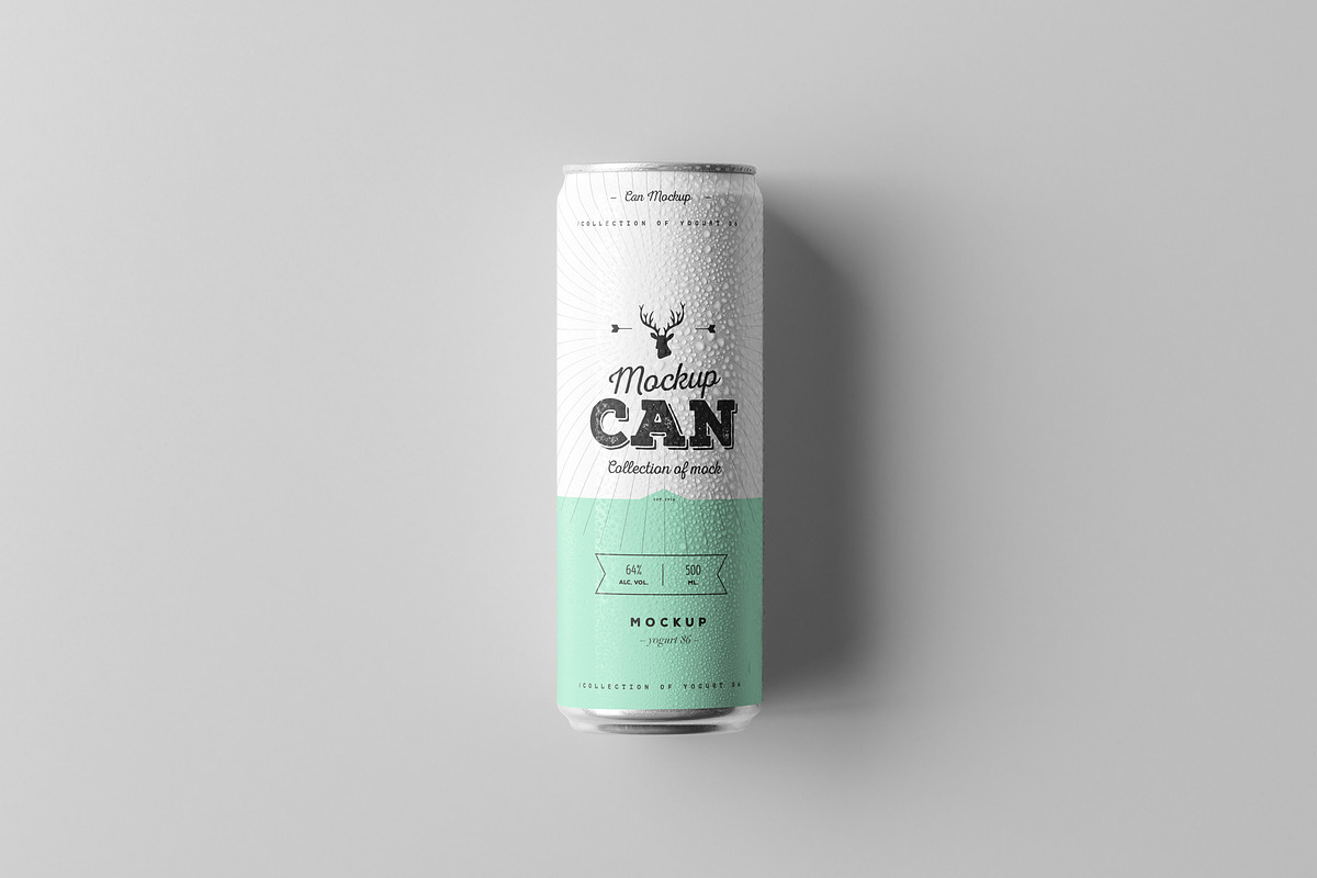 Can Mock-up 5, a Cups & Container Mockup by Yogurt86 (Photo 11 of 14)