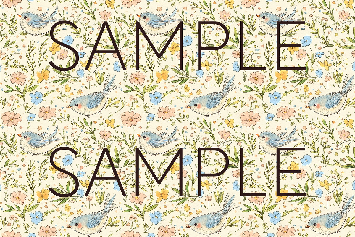 Australian Bird Seamless Pattern, a Pattern Graphic by Pawcasso's Portraits