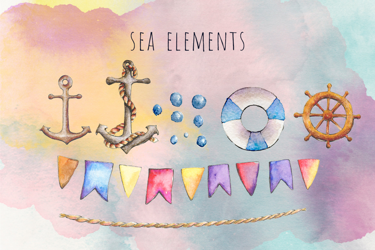 Sea watercolor adventures, an Animal Illustration by Funny-sunny (Photo 12 of 16)