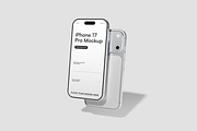 iPhone 17Pro Mockup, an iPhone Mockup by Cekal_std (Thumbnail 2 of 4)