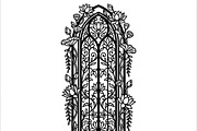 50 Floral French Window Ornament, a Decorative Illustration by Amazin_art (Thumbnail 28 of 44)