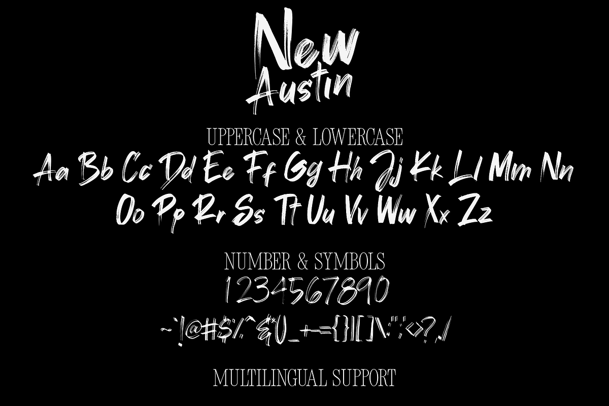 New Austin – Brush Handwritten Font, a Handwritten Font by Dm Studio (Photo 10 of 10)