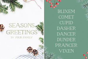 Seasons Greetings Font