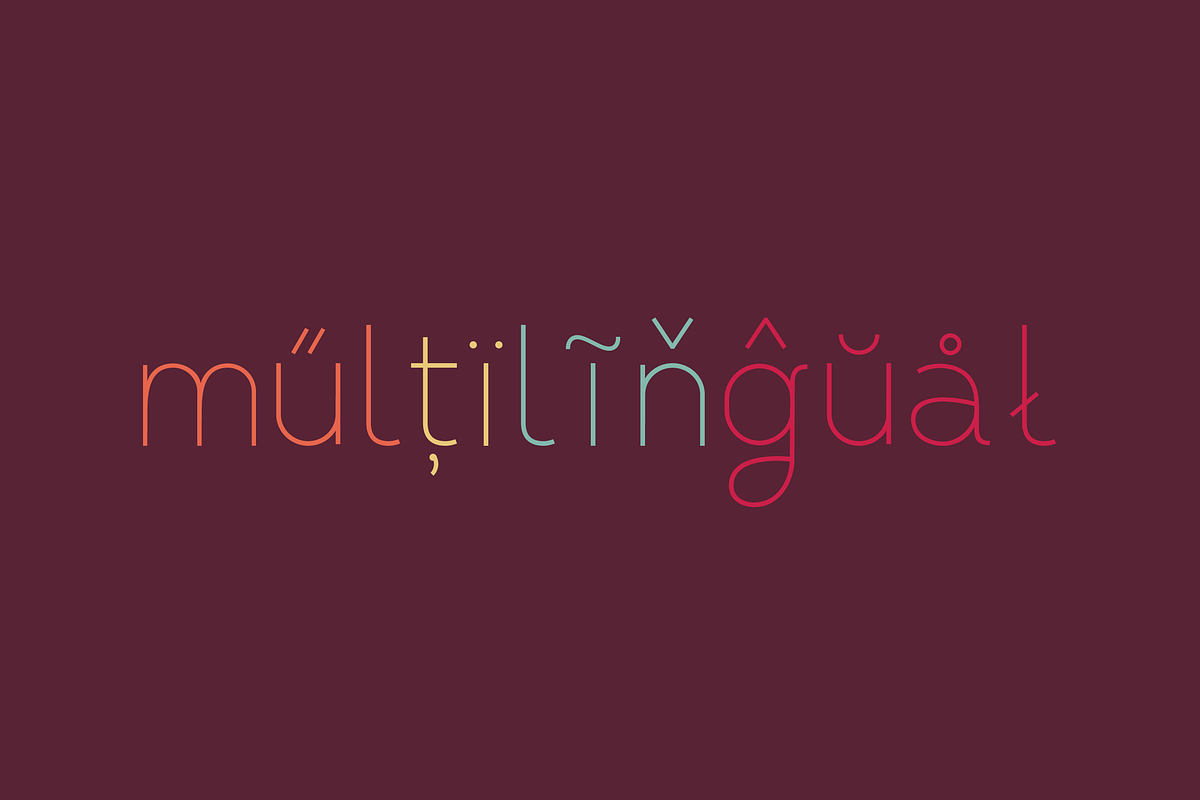 Fibon Sans Font Family preview 3