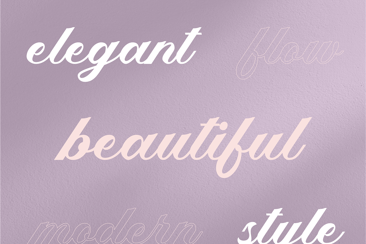 Quismo Script Font, a Script Font by Creative Foundry (Photo 2 of 8)