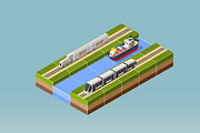 Transport Vector Set, an Object Graphic by AlexZeL (Thumbnail 3 of 3)