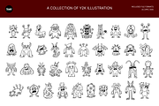 40 Spooky Monster Hand Drawn, an Object Illustration by SLAB! Design (Thumbnail 2 of 3)