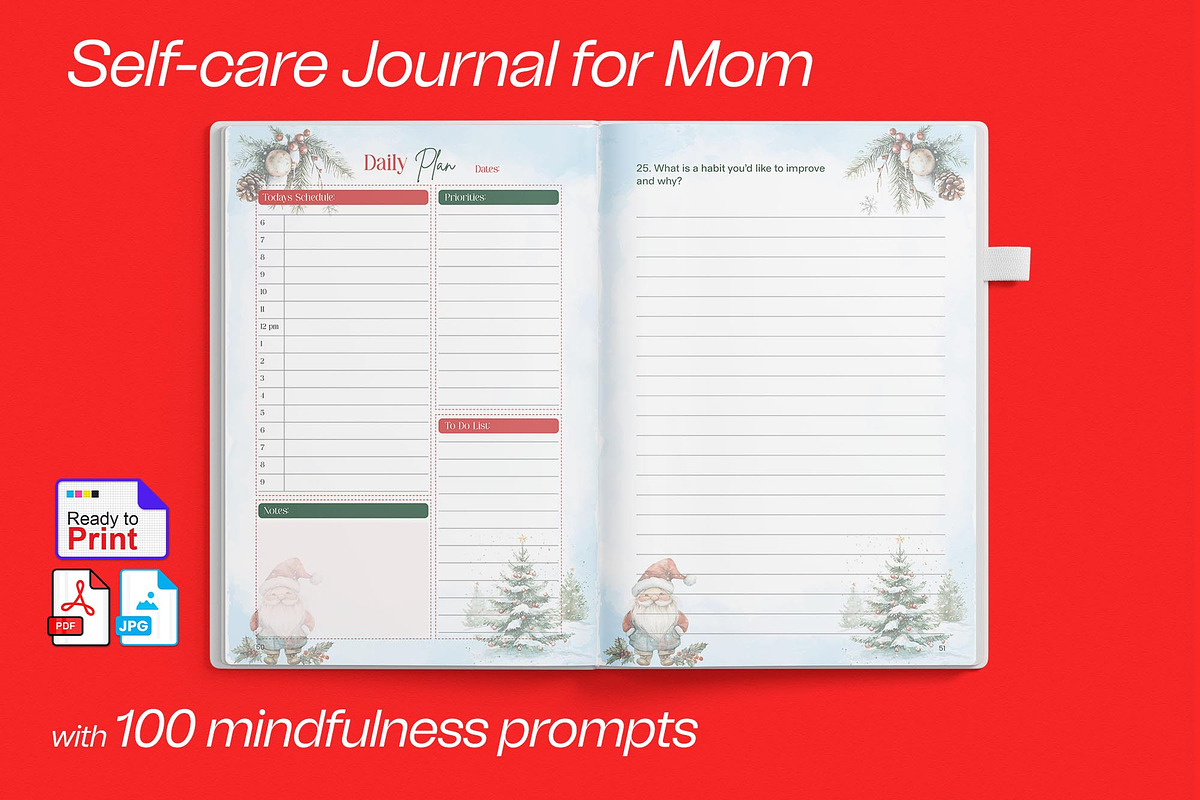 Self-care Journal for Mothers, a Stationery Template by Graphic Template (Photo 2 of 3)
