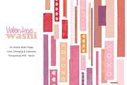 Valentine Washi Tape, an Object Graphic by cassi has hobbies (Thumbnail 1 of 3)