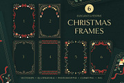 Christmas Borders & Frames, an Object Graphic by DesignerCandies (Thumbnail 1 of 7)