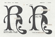 Medieval Curl Typeface, a Handwritten Font by softulka (Thumbnail 7 of 8)