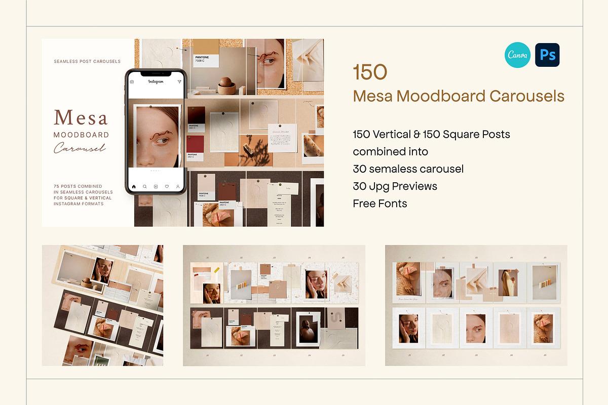 Mesa Bundle 4in1, a Social Media Template by Sparrow & Snow (Photo 5 of 5)