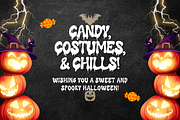 Retro Bloodline is a Halloween font, a Handwritten Font by Brown Cupple (Thumbnail 6 of 11)