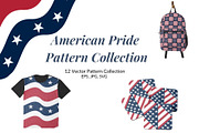 American Pride Pattern Collection, a Pattern Graphic by Elatedowl (Thumbnail 1 of 11)