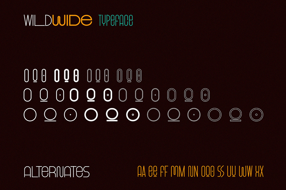 WildWide | Width Variable Typeface, a Sans Serif Font by Kandella's Art (Photo 4 of 10)