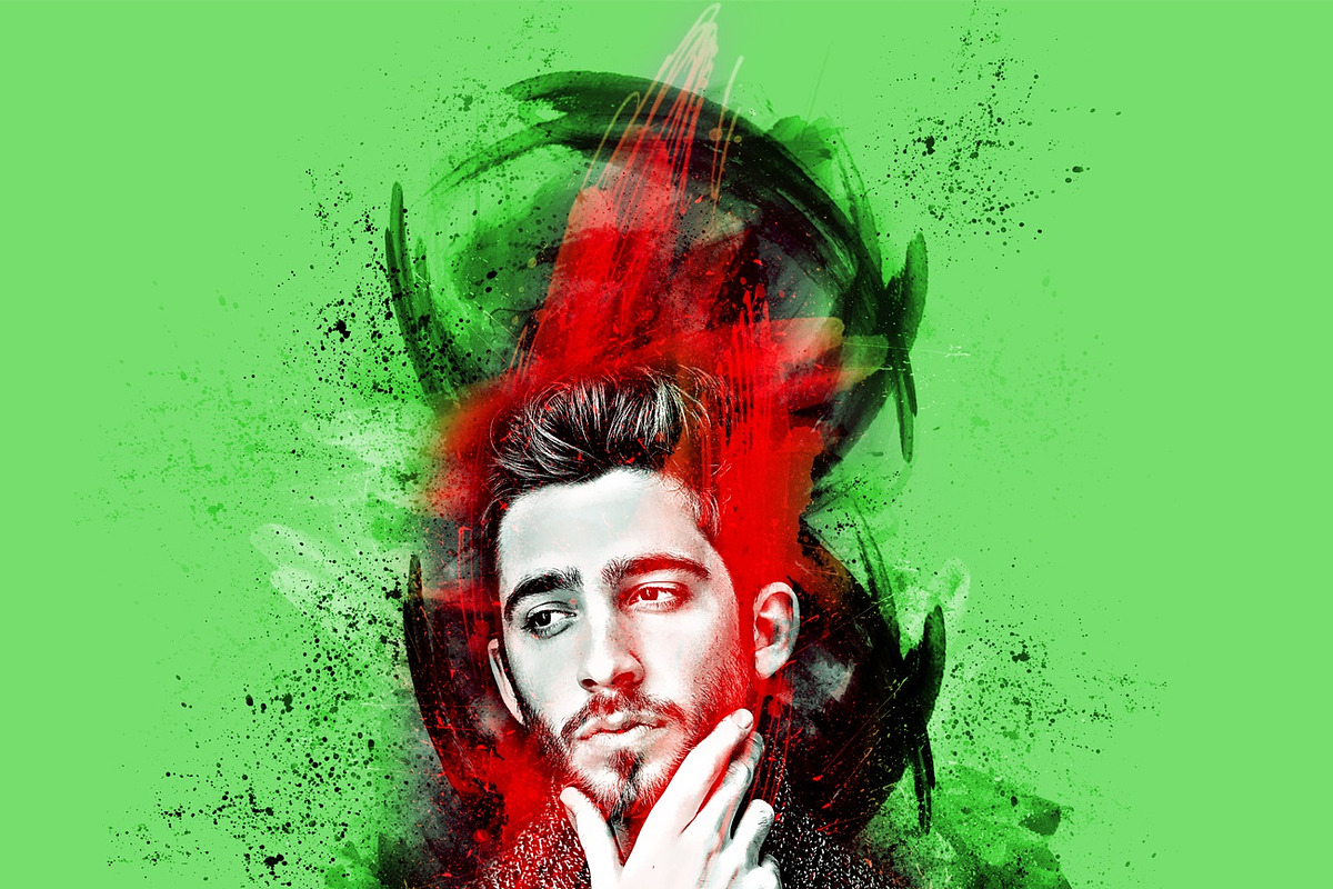 Poster Creator Photoshop Action, an Action Add-On by MRI STUDIO (Photo 6 of 16)
