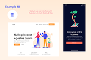 SaaS Illustration Kit, an Illustration by Base Design Studio (Thumbnail 4 of 13)