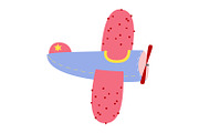 12 Hand-Drawn Cute Airplanes Clipart, a Transportation Illustration by the_myro (Thumbnail 11 of 13)