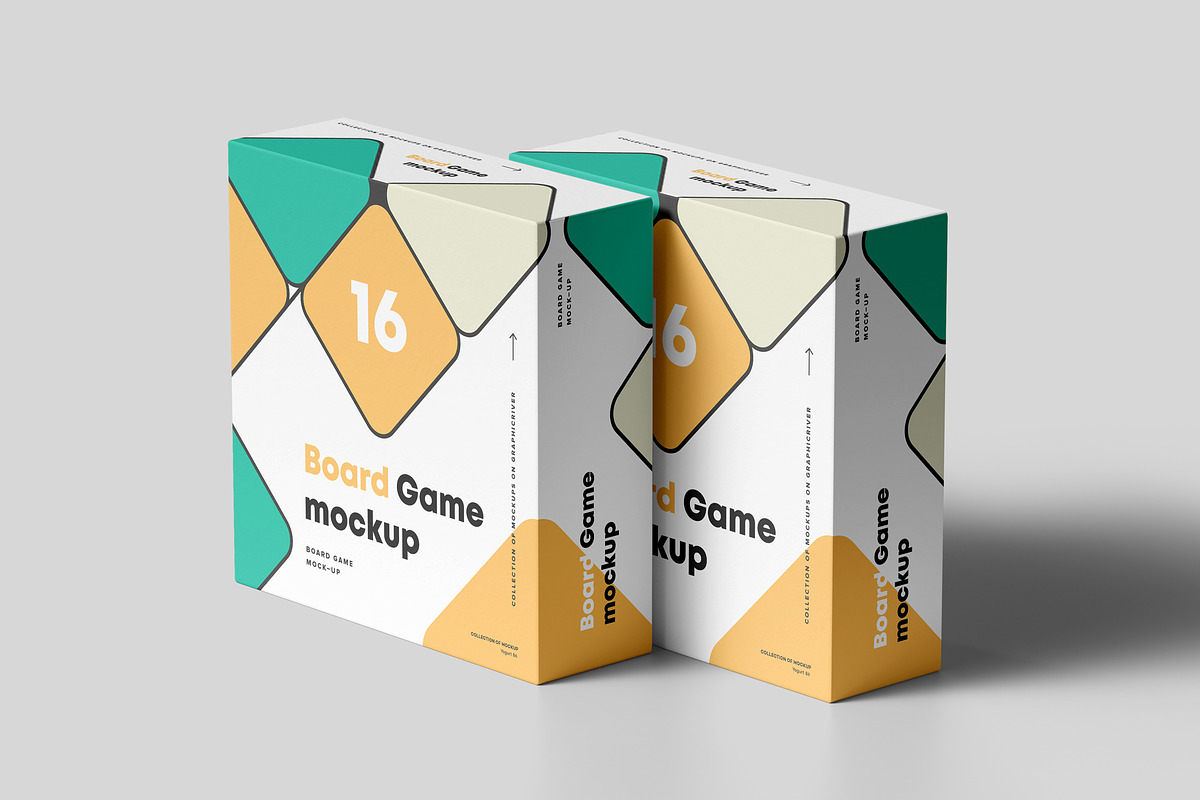 Board Game Mock-up, a Merchandise Mockup by Yogurt86 (Photo 6 of 8)