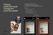 Dark Editorial Social Media Template, a Social Media Template by And Done Studio (Thumbnail 7 of 8)