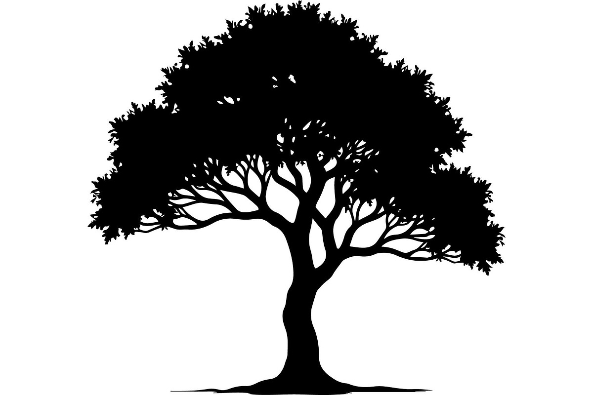 Black Tree Vector Clipart Pack, an Object Graphic by Designer_Momina (Photo 9 of 10)