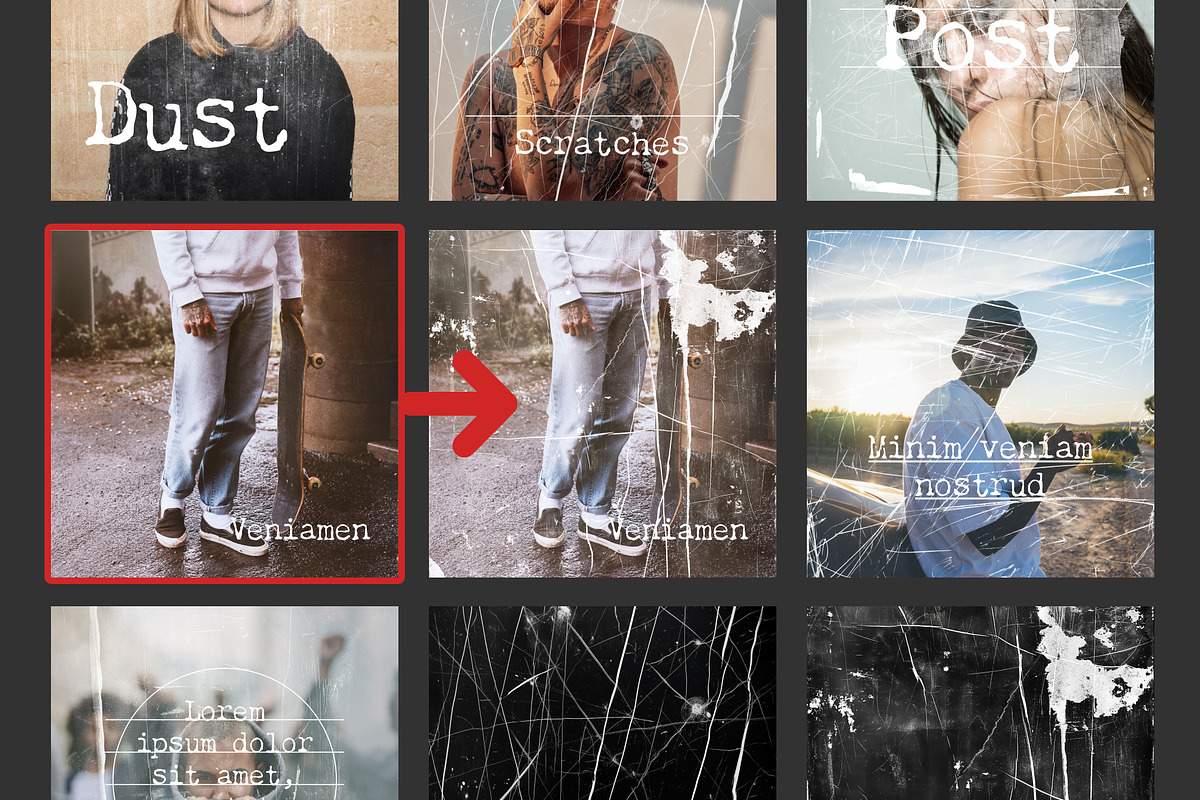 Dust & Scratches Instagram Overlay preview 2