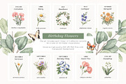 Birthday Flowers, a Decorative Illustration by PeDe Designs (Thumbnail 2 of 10)
