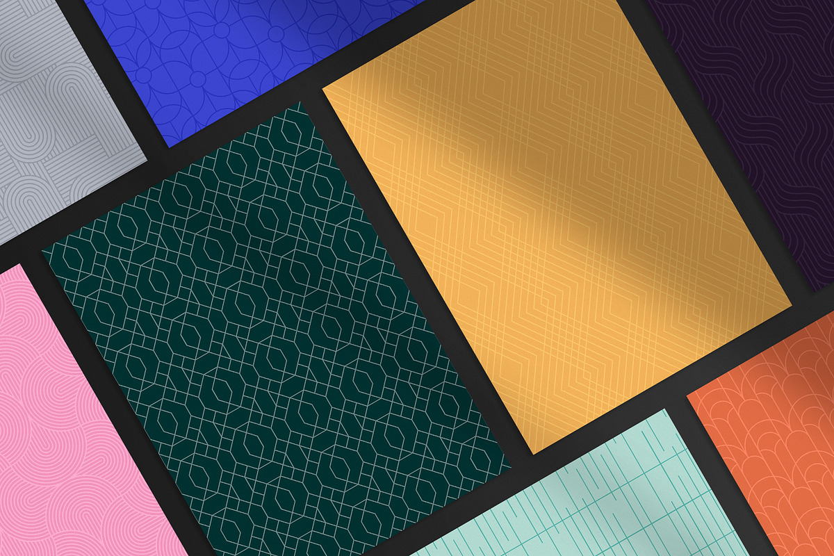 50 Delicate, Elegant Linear Patterns, a Pattern Graphic by Rienne Studio (Photo 15 of 17)