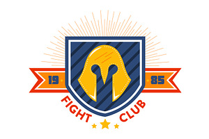 Bold Emblem For Martial Arts Club