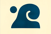 Waves - Hand Drawn Organic Waves, a Decorative Illustration by Madeline ODonoghue Design (Thumbnail 10 of 13)