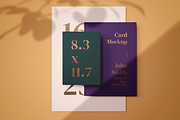 Wedding Card Mockup, an Advertising Mockup by Se٧enStudio (Thumbnail 2 of 2)