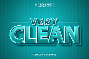 Verry Clean 3D Text Effect