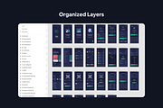 Viper - Crypto Wallet App UI Kit, an App Template by Pixency (Thumbnail 3 of 6)