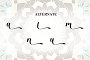 Mandala | Script Font, a Handwritten Font by Scratchones (Thumbnail 8 of 9)