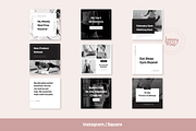Fitness Instagram Template, a Social Media Template by January Made Design (Thumbnail 2 of 4)