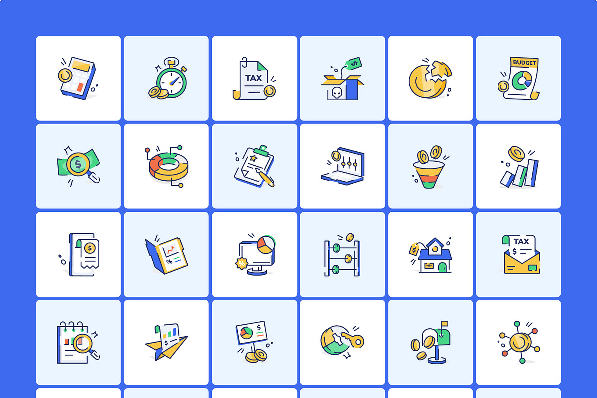 Finance and Operations Icons Bundle, a Duotone Icon by Creative Stall (Photo 7 of 11)