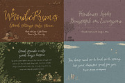 FLORAL DECORATIVE FONT COLLECTION, a Script Font by HypeWorksCo (Thumbnail 13 of 18)