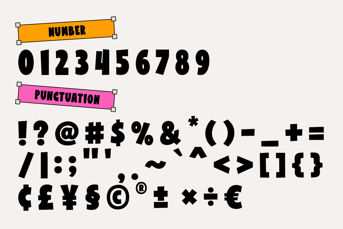Shimalu – Bold Playful Display Font, a Sans Serif Font by decographstud (Photo 6 of 9)
