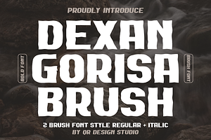 Dexan Gorisa Brush - Regular Italic