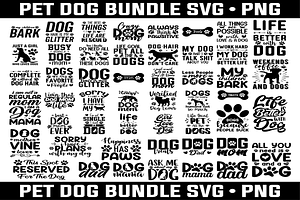 Pet Dog SVG Bundle