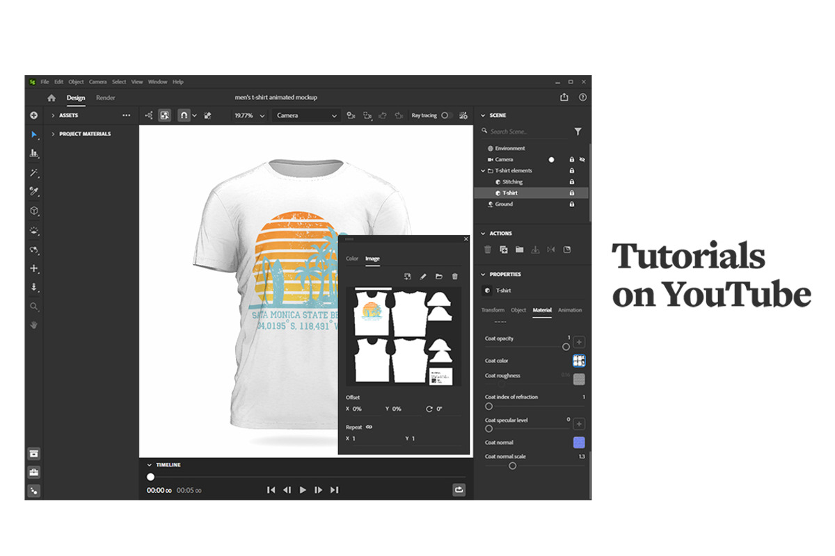 Men's T-shirt Mockup - 3D Stager, a Shirt Mockup by rebrandy (Photo 13 of 15)