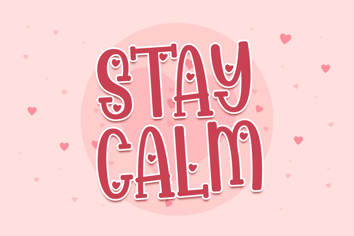 Happy Loves - Handwritten Font preview 3