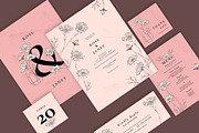 Cosmos Terrarrium Wedding Invitation, an Invitation Template by Lyllopop (Thumbnail 4 of 4)