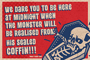 Ghost Ticket a Cartoon Horror Font, a Handwritten Font by Rasiorise Studio (Thumbnail 6 of 12)