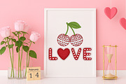 Love Embroidery PNG, Valentine's Day, an Illustration by Canvas Craft (Thumbnail 6 of 7)