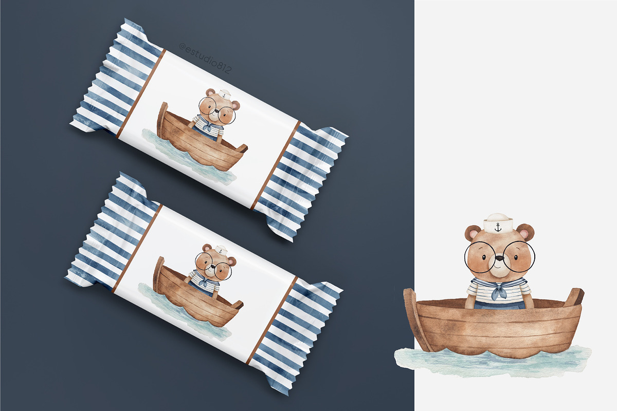 Little Sailor, an Animal Illustration by Estudio 812 (Photo 5 of 9)