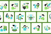 Business Ecosystem Flat Icons Bundle, a Duotone Icon by Vectors Market (Thumbnail 6 of 12)
