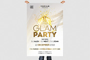 Glam Party - PSD Flyer Template, a Flyer Template by Naim Selmani (Thumbnail 2 of 2)