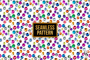 Colorful Rhinestone Seamless Pattern, a Pattern Graphic by Creative Store (Thumbnail 4 of 5)